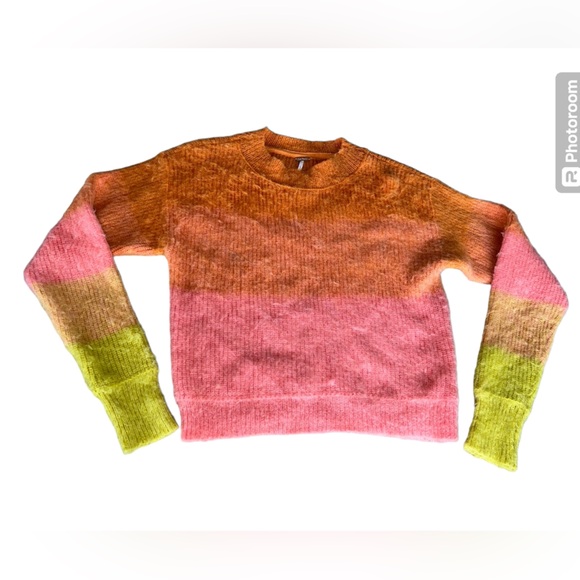 Free People Autumn Sky Fuzzy Sweater | Size Small - Picture 10 of 16